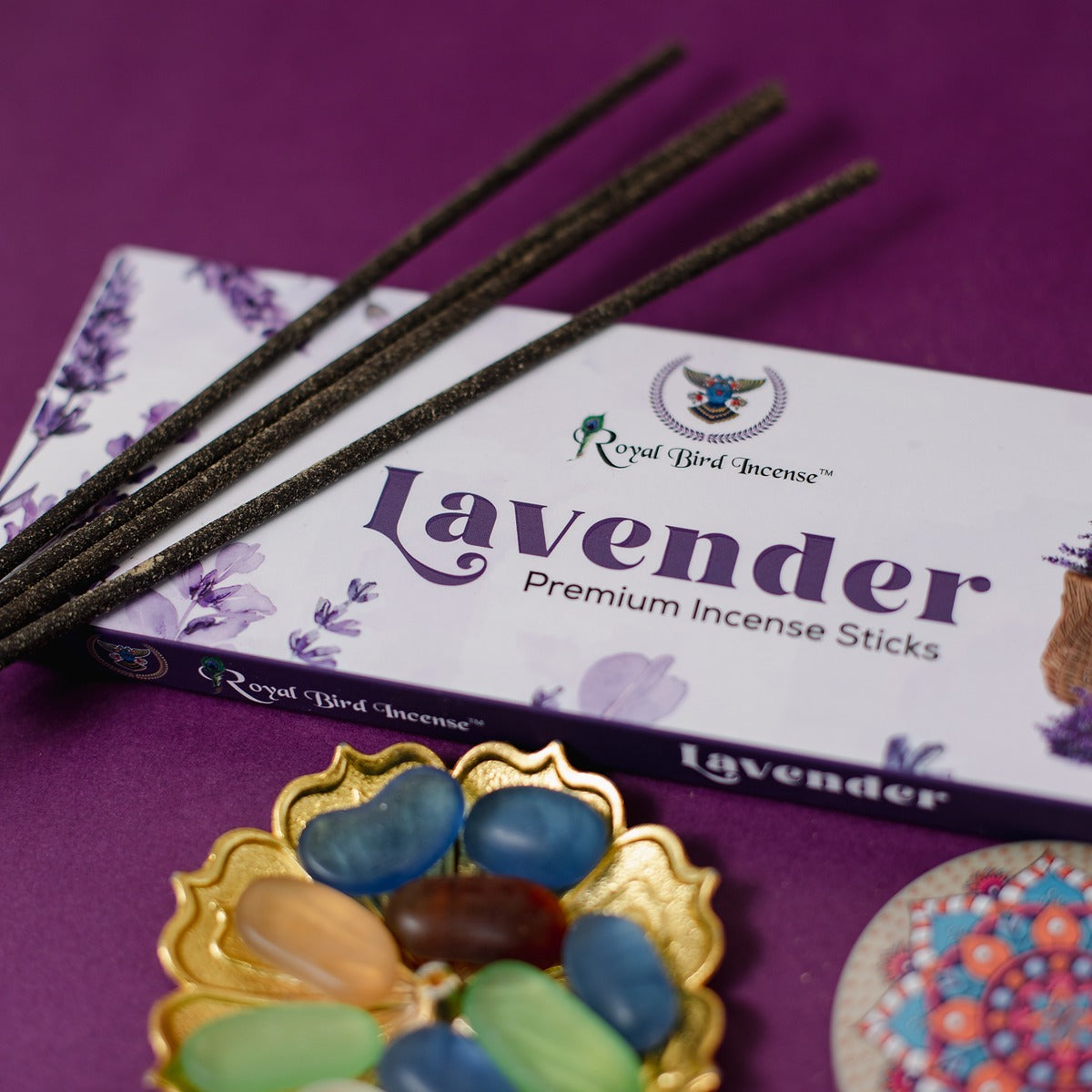 Lavender Premium Agarbatti | 1 Box, 20 Sticks