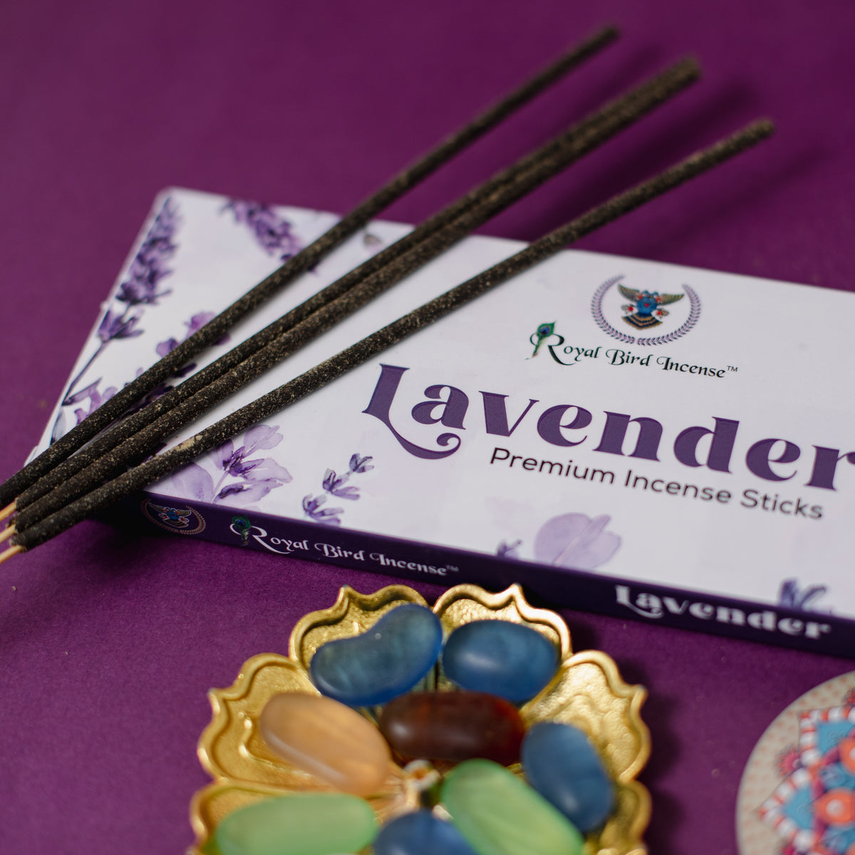 Lavender Premium Agarbatti | 1 Box, 20 Sticks